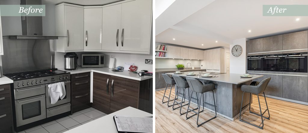 Before & After Kitchen Extension Transformation