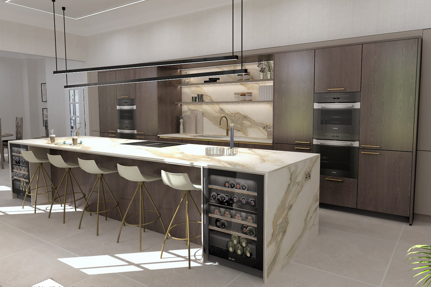 Kitchen trends 2024 warm and neutral tones