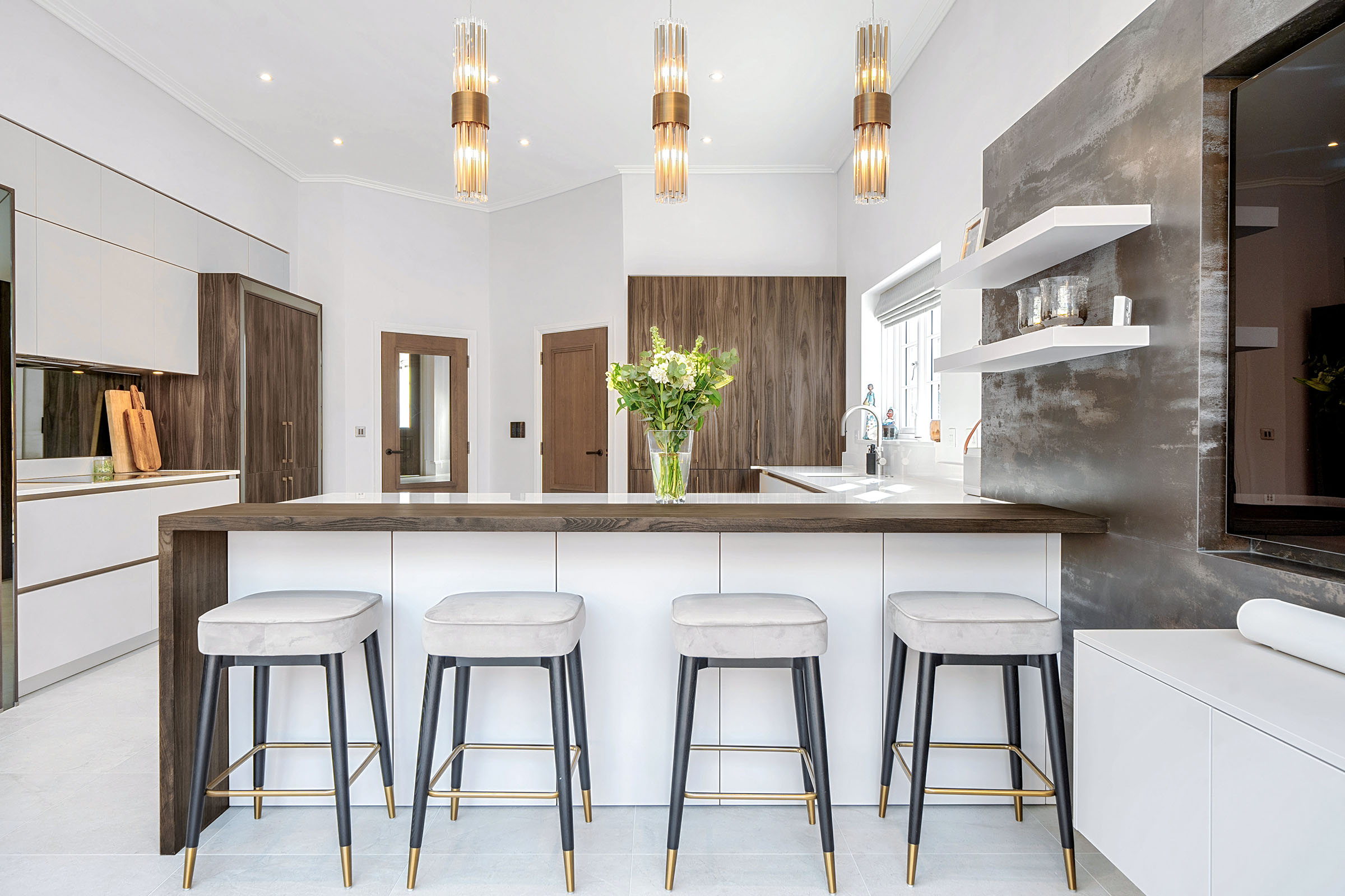 A Sleek Modern Kitchen, Virginia Water