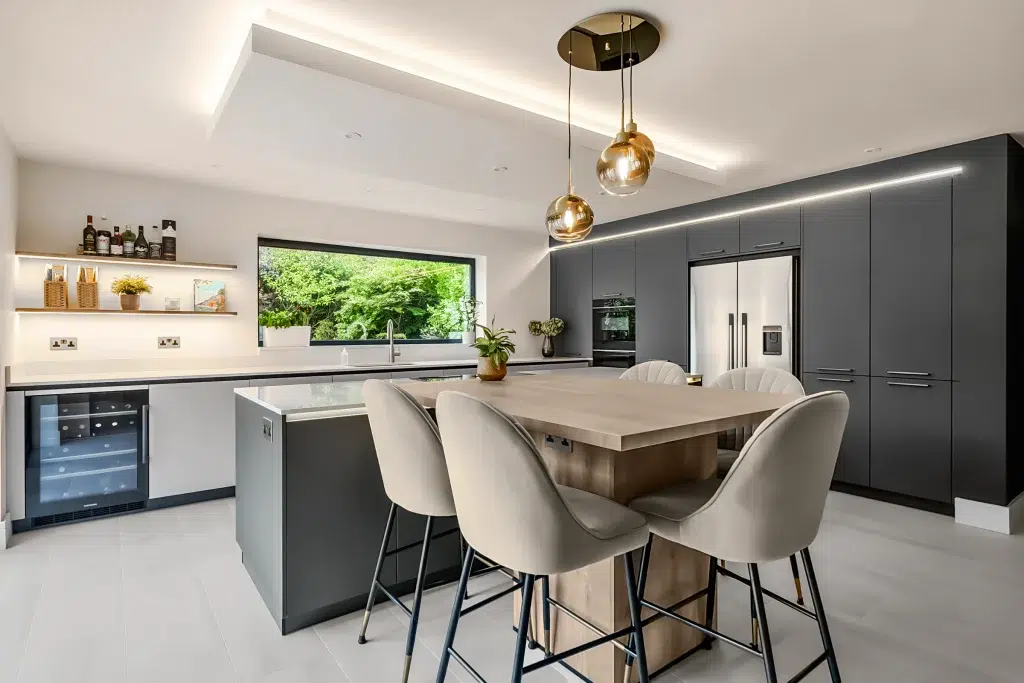Creative kitchen furniture lighting a core kitchen trend for 2026.
