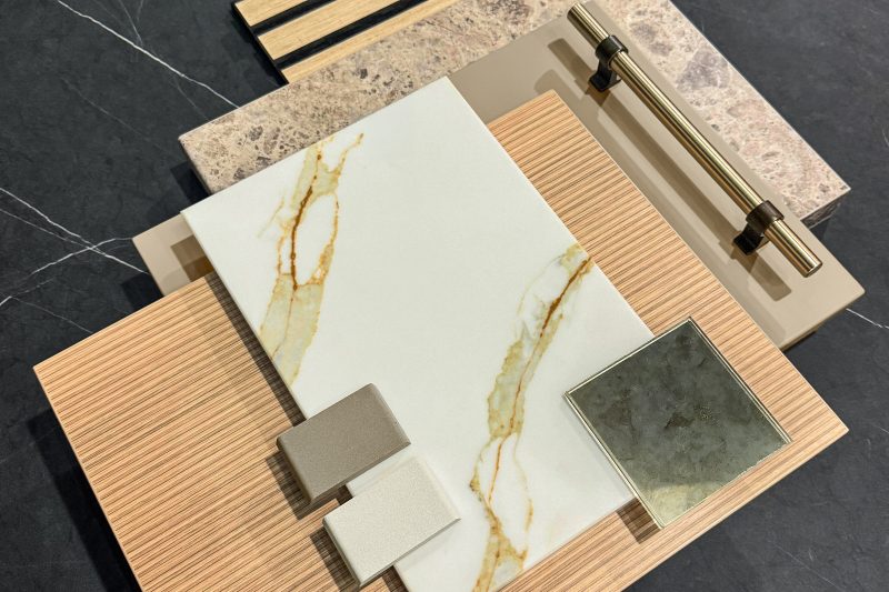 Warm neutrals modern kitchen palette for 2026.
